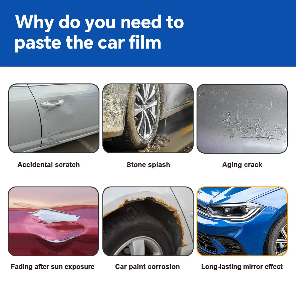 PPF بولي TPU ل Volkswagen ID.4 VW 2021 2022 2023 2024 طبقة حماية الطلاء مسبقة القطع الجسم واضح الصدرية بولي TPU شفافة اكسسوارات السيارات #5