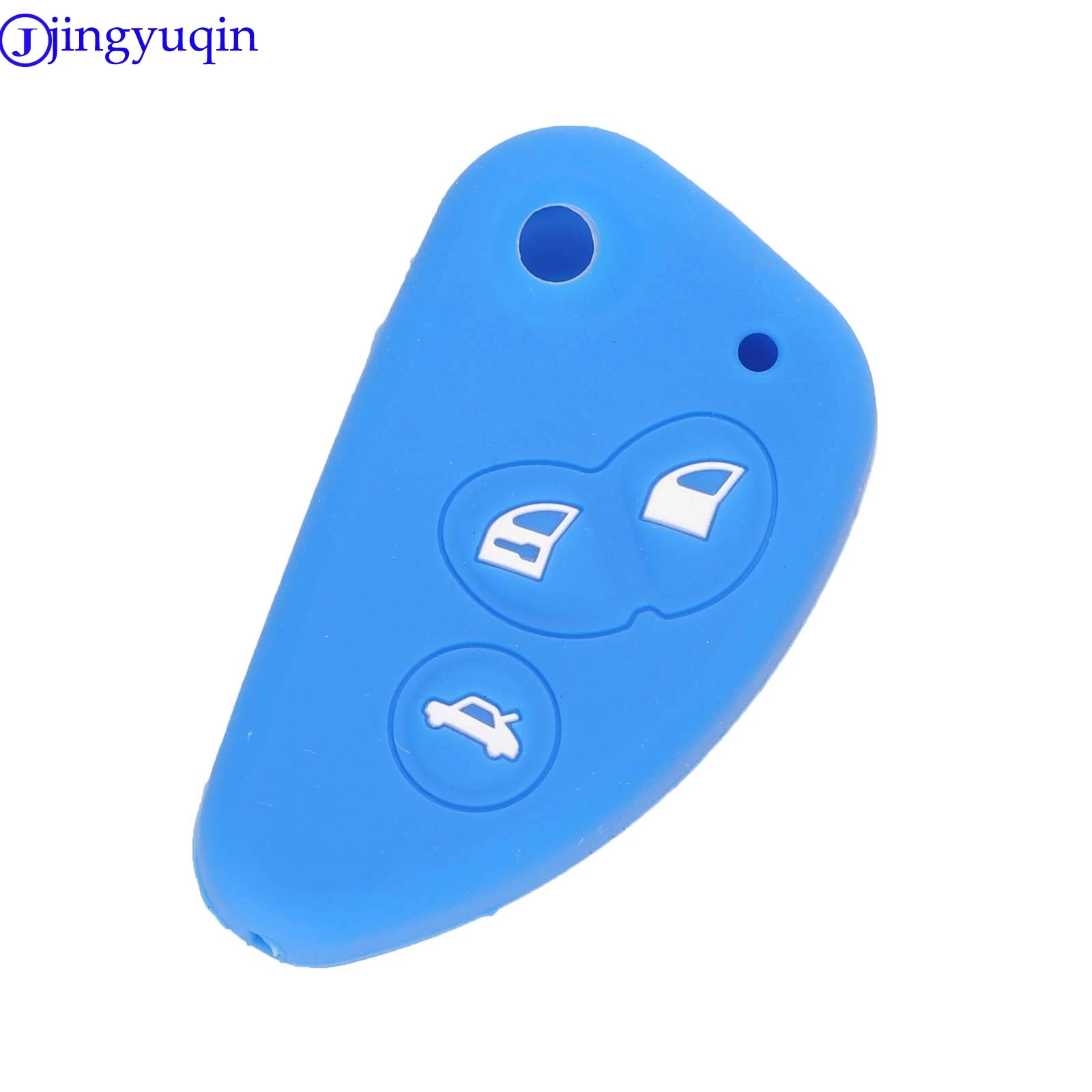 jingyuqin 3B Remote Key Silicone Cover Case Fob For Alfa Romeo 147 156 166 GT JTD TS Flip Folding