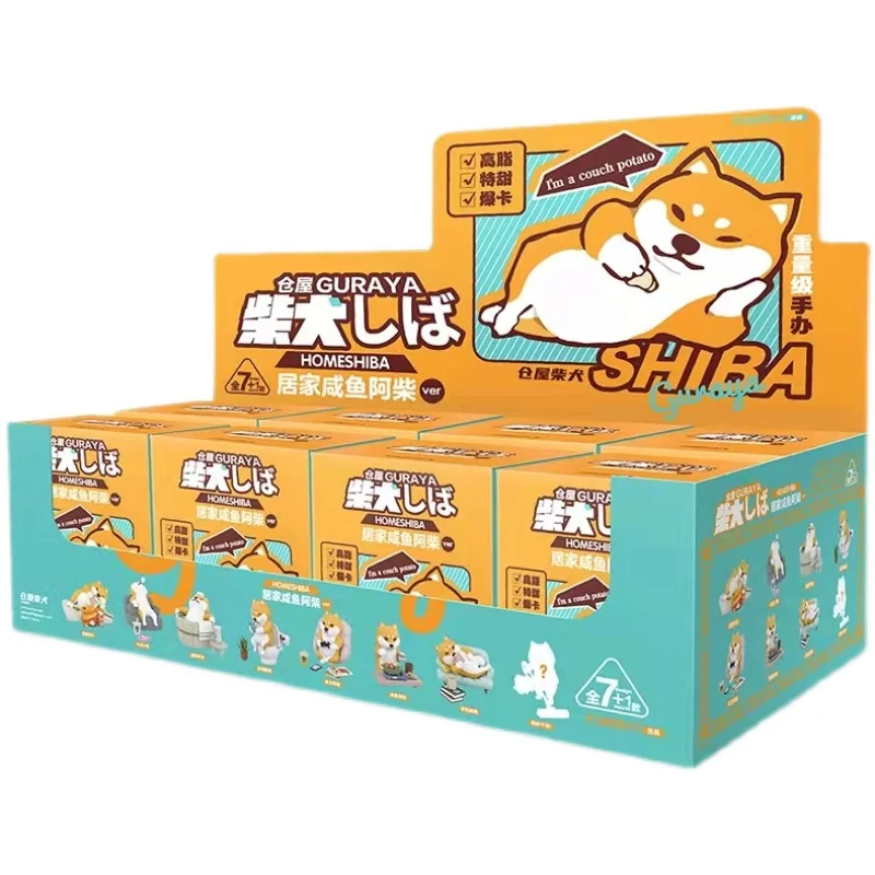 Be A Salted Fish Blind Box, Shiba Inu Series, Original, Anime Figure, Butter Toy, Surprise Bag, Cute, Birthday Gift