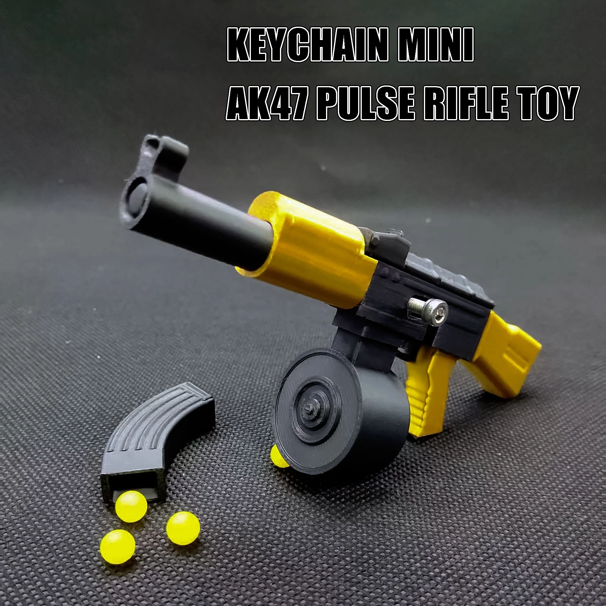 

Брелок мини AK47 импульсная винтовка игрушка бластер BB пистолет игрушечный брелок 3D печатный брелок декомпрессионные игрушки крутые подарки для детей