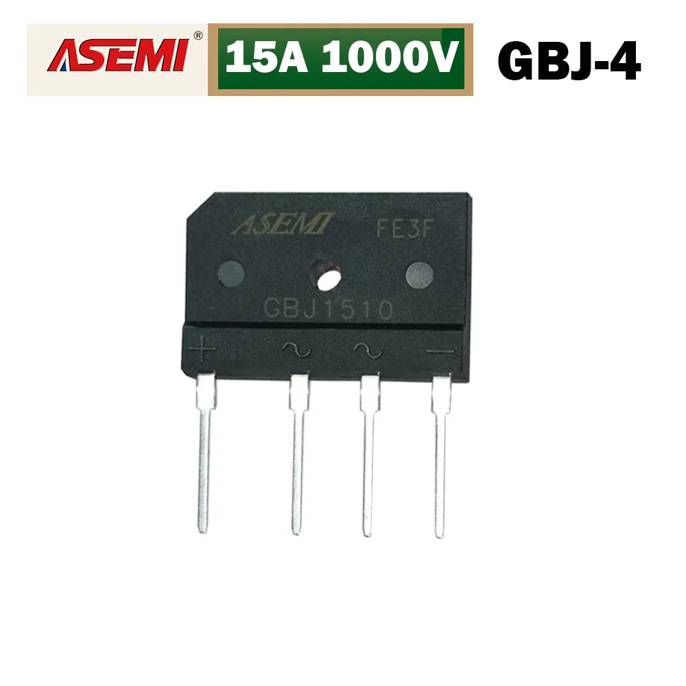 15A 25A 35A 50A Bridge Rectifier 1000V GBJ1510 GBJ2510 GBJ3510 GBJ5010 ASEMI