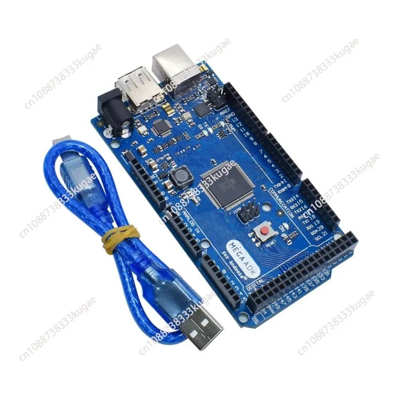 

For compatibility with Mega 2560 ATmega2560-16AU + USB cable 2560 R3 16AU board,