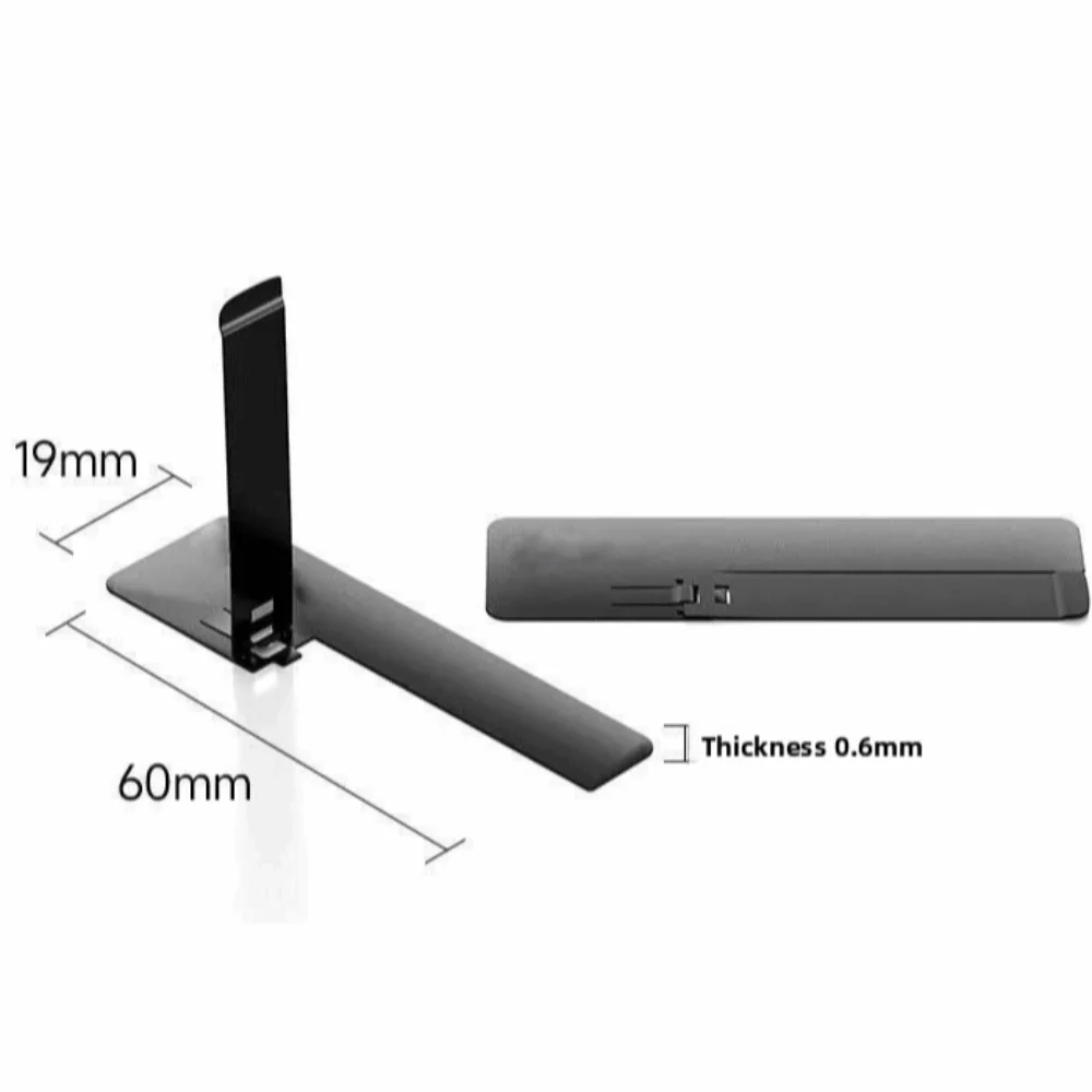 Mini suporte adesivo para telefone, ultrafino, removível, portátil, adesivo traseiro invisível, dobrável, montagem de telefone, viagem