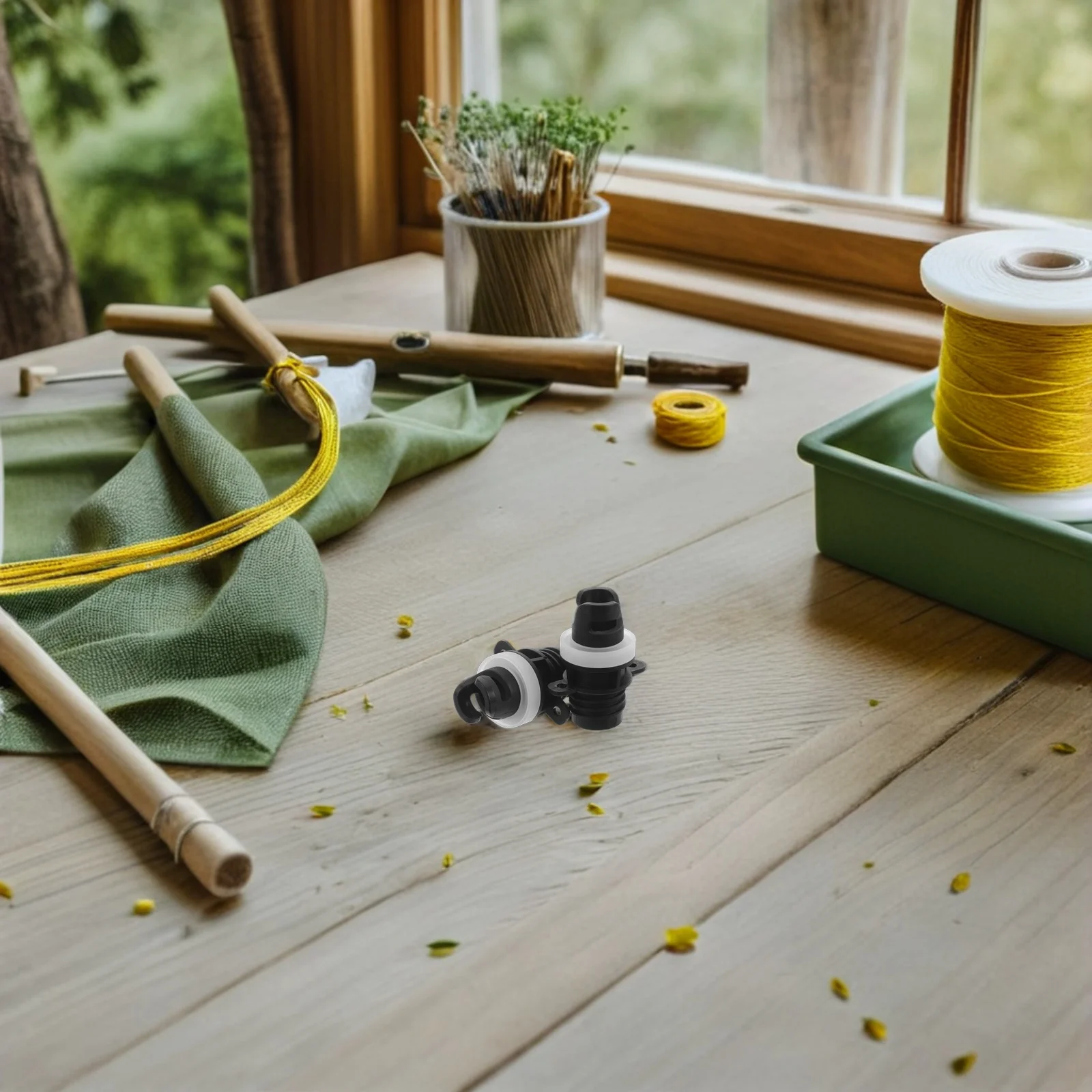 

4Pcs Inflatable Pump Adapter High Compatibility Leakproof Design for Kayak Paddle Board Boat Dinghy Quick Inflation Valve