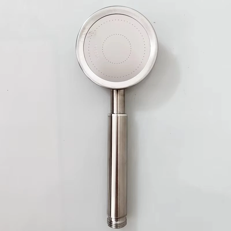 Stainless Steel Bathroom Handheld Shower Head High Pressure Water Saving Sprayer Nozzle Supercharged Rainfall Modes