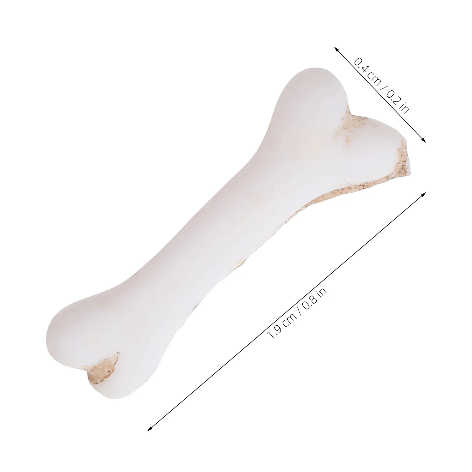 30 قطعة مجموعة عظام وهمية عظام صغيرة محاكاة الراتنج الأبيض وهمية المنمنمات الصغيرة تأثيري الدعامة هالوين العظام المصغرة