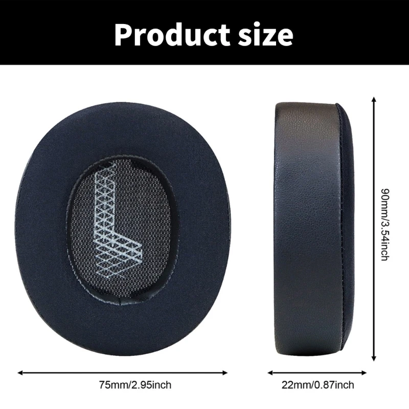 Almofadas ouvido gel resfriamento macio durável para fone ouvido LIVE500BTNC Capa ouvido para uso prolongado