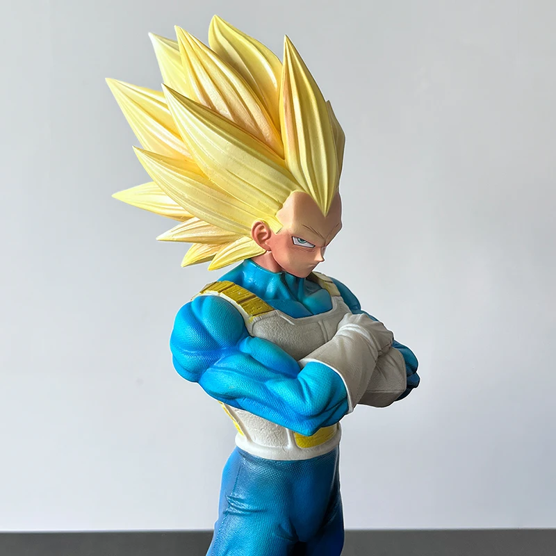 

New Anime Desktop Collection And Decoration Super Three Vegeta Super Saiya Manual Anime Model High Quality Character Model Gift