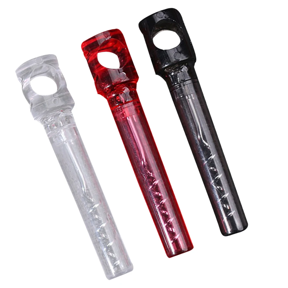

3 Pcs Cork Remover Multifunctional Portable Bottle Opener Strong Carbon Steel Easy Use Transparent Handle