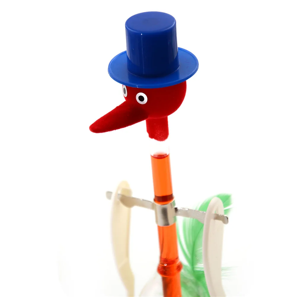 1PC Drinking Bird Dippy Lucky Novelty Happy Duck Bobbing Toy Physics Experiments Science Ideas Gifts Drinking Water