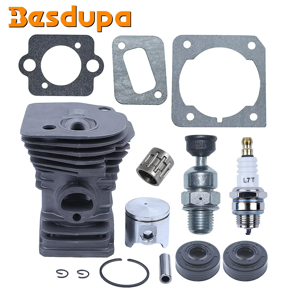 

40MM Nikasil Plated Cylinder Piston Kit for Husqvarna 340 345 E 350EPA Jonsered CS 2141 2145 2150 Chainsaw 503 87 00-76