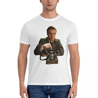 Funny Col. Hans Landa T-Shirts for Men O Neck Pure Cotton T Shirt Inglourious Basterds Short Sleeve Tees New Arrival Clothing