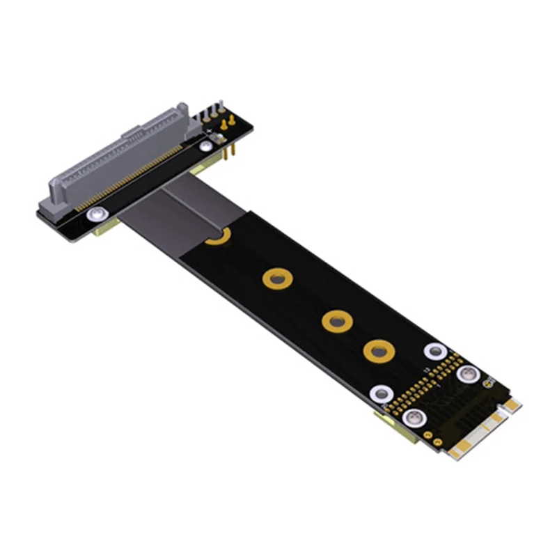 Твердотельный накопитель M.2 Nvme для США. 2 кабеля-переходника 10 см Gen3 X4 M. Удлинитель 2 Nvme Key-M SFF-8639 Твердотельное устройство хранения данных