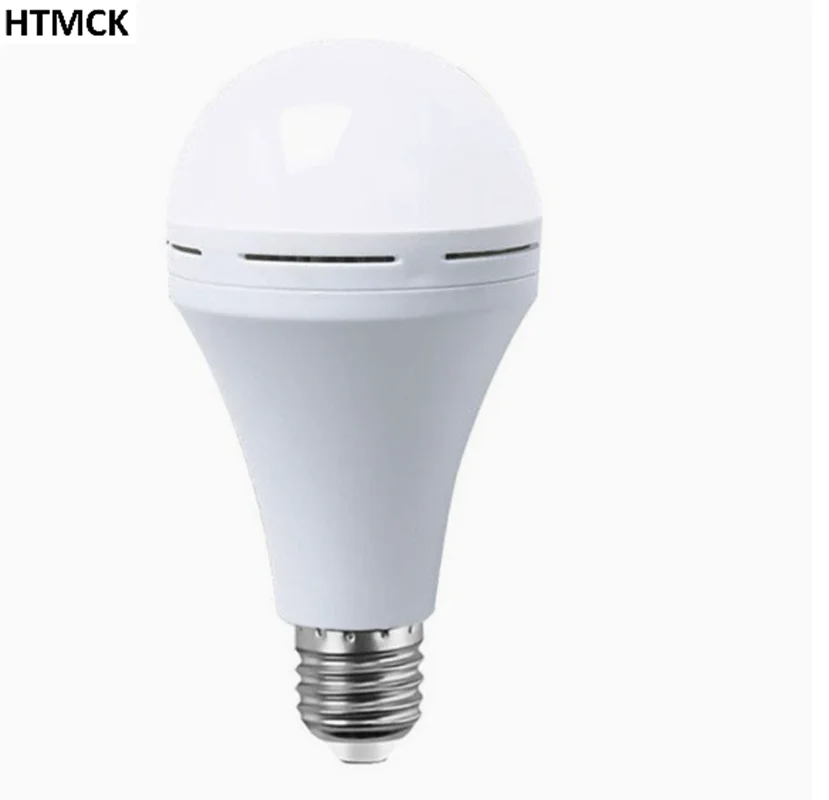 E27 Rechargeable LED Emergency Bulb, 9W 15W Portable Hanging Light for Camping Fishing Home Power Outage