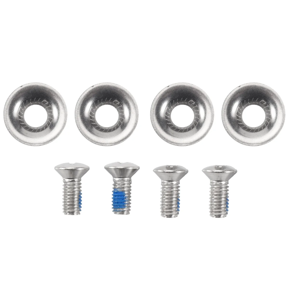 Snowboard Binding Screw Set Include 4 Pieces Snowboard Mounting Screws and 4 Pieces Snowboarding Screw Washers Rich