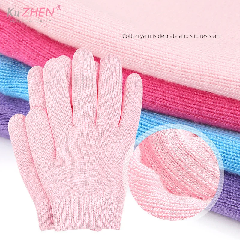 1 paio di calzini idratanti con olio essenziale multicolore, guanti per piedi secchi e screpolati, nutriente per la pelle, lubrificante per la cura dei piedi, massaggio