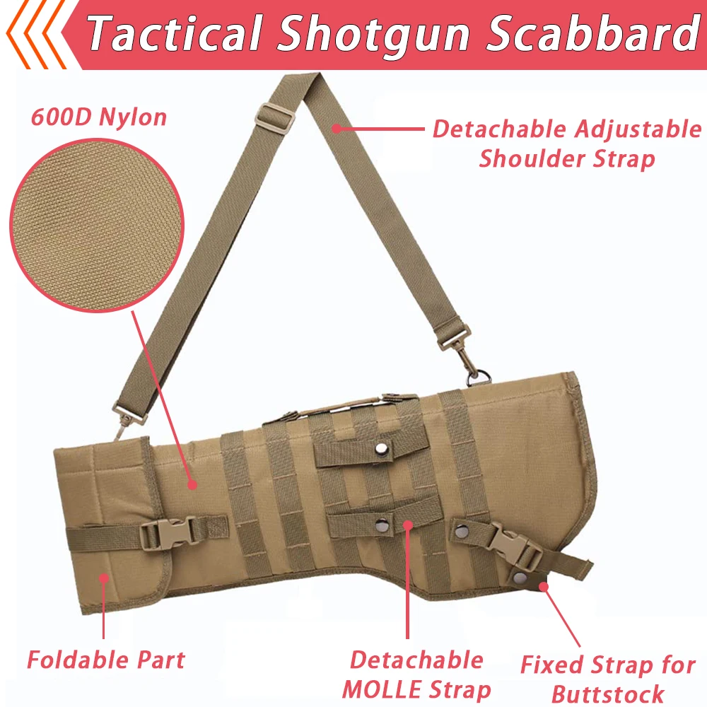 حافظة مسدس مبطنة للبندقية التكتيكية وحقيبة حبال مفتوحة مع حزام كتف قابل للتعديل للحمل السريع #2