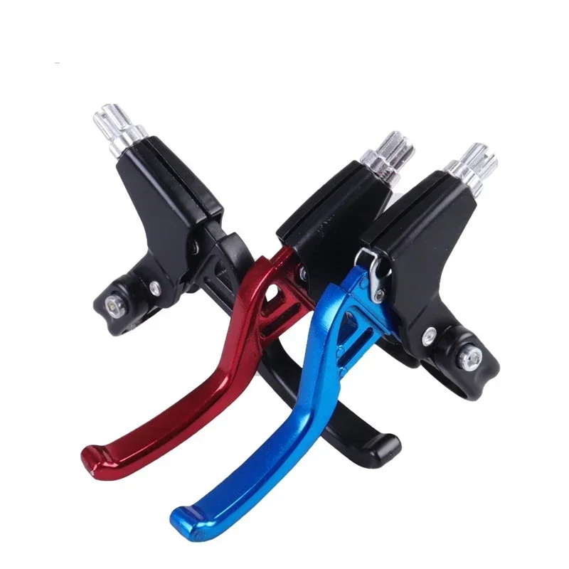 1Pair MTB Brake Levers Ultra Light Aluminum Alloy Cantilever Mountain Bike Bicycle Mechanical Horseshoe V Brake Arms Handle