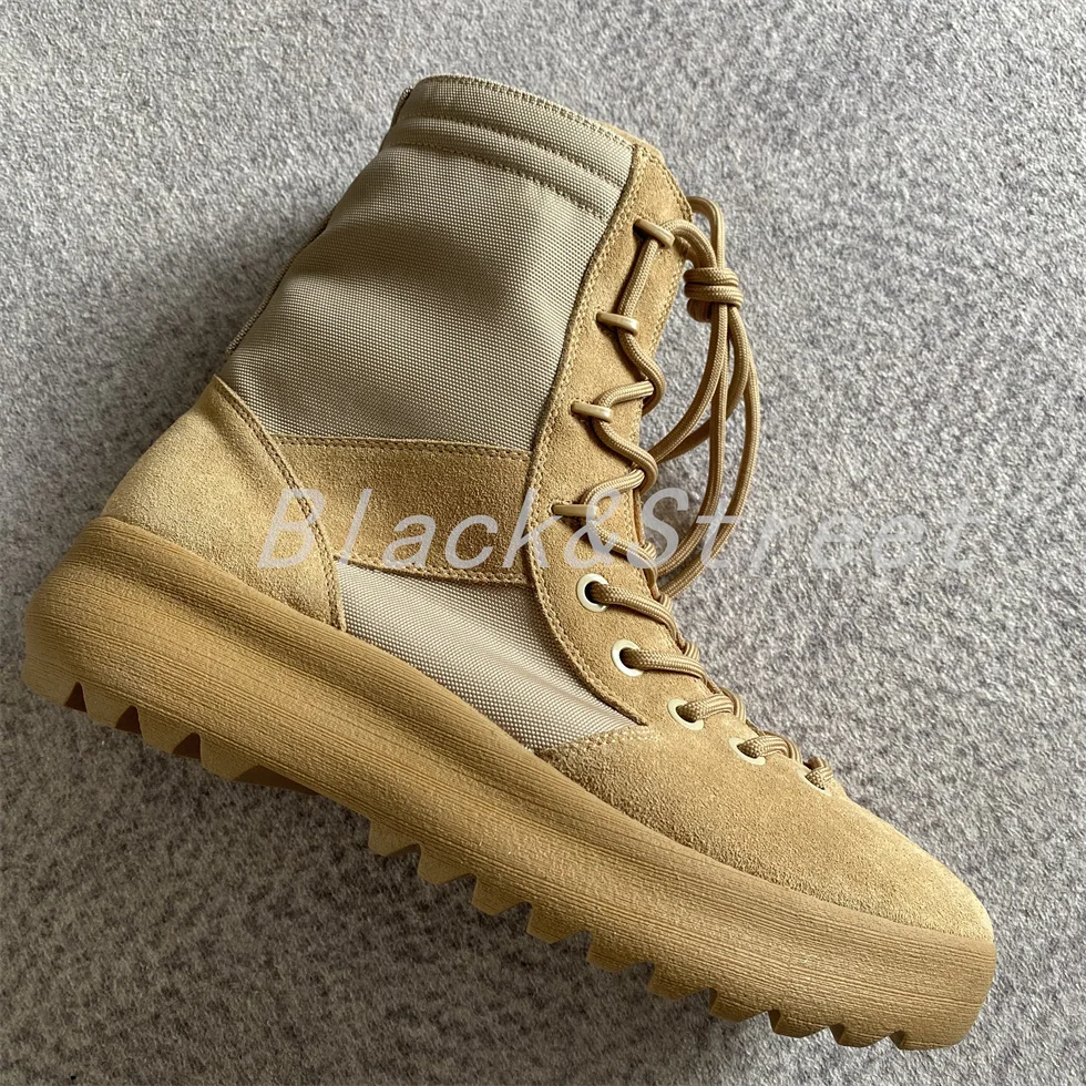 Black Street Handmade Quality Suede Real Leather Comfortable High Street new Season Boots