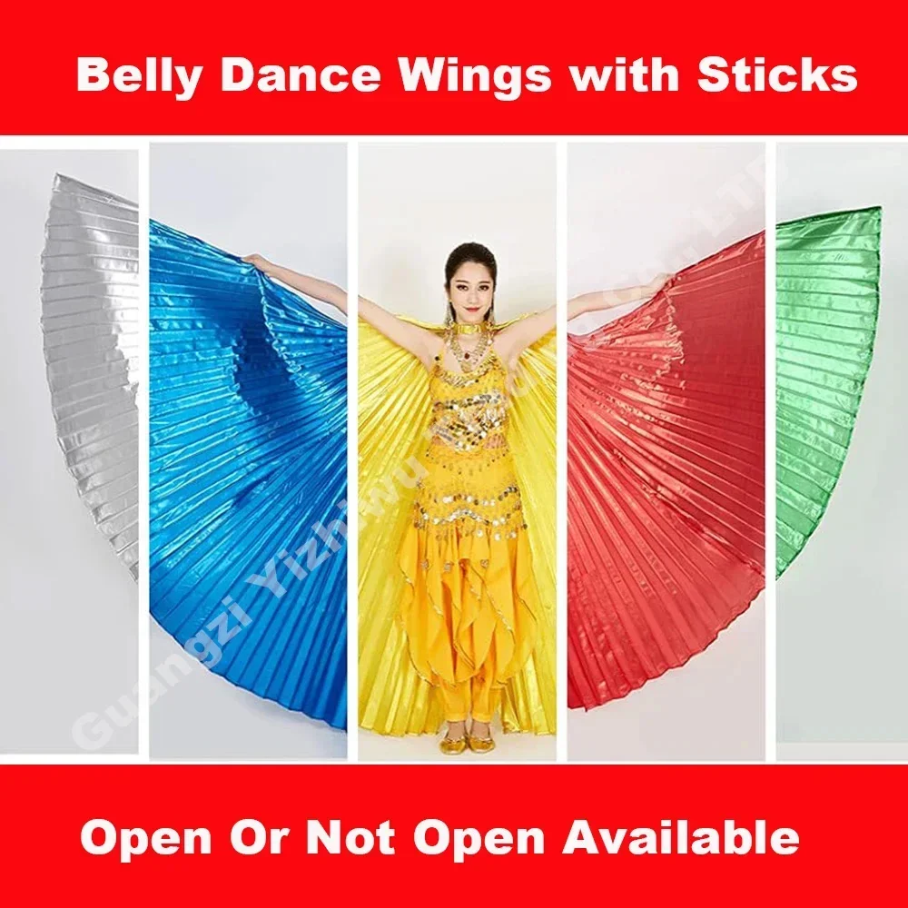 Women Belly Dance Wings Belly Dance Accessories Bollywood Oriental Egyptian Sticks Costume Adult