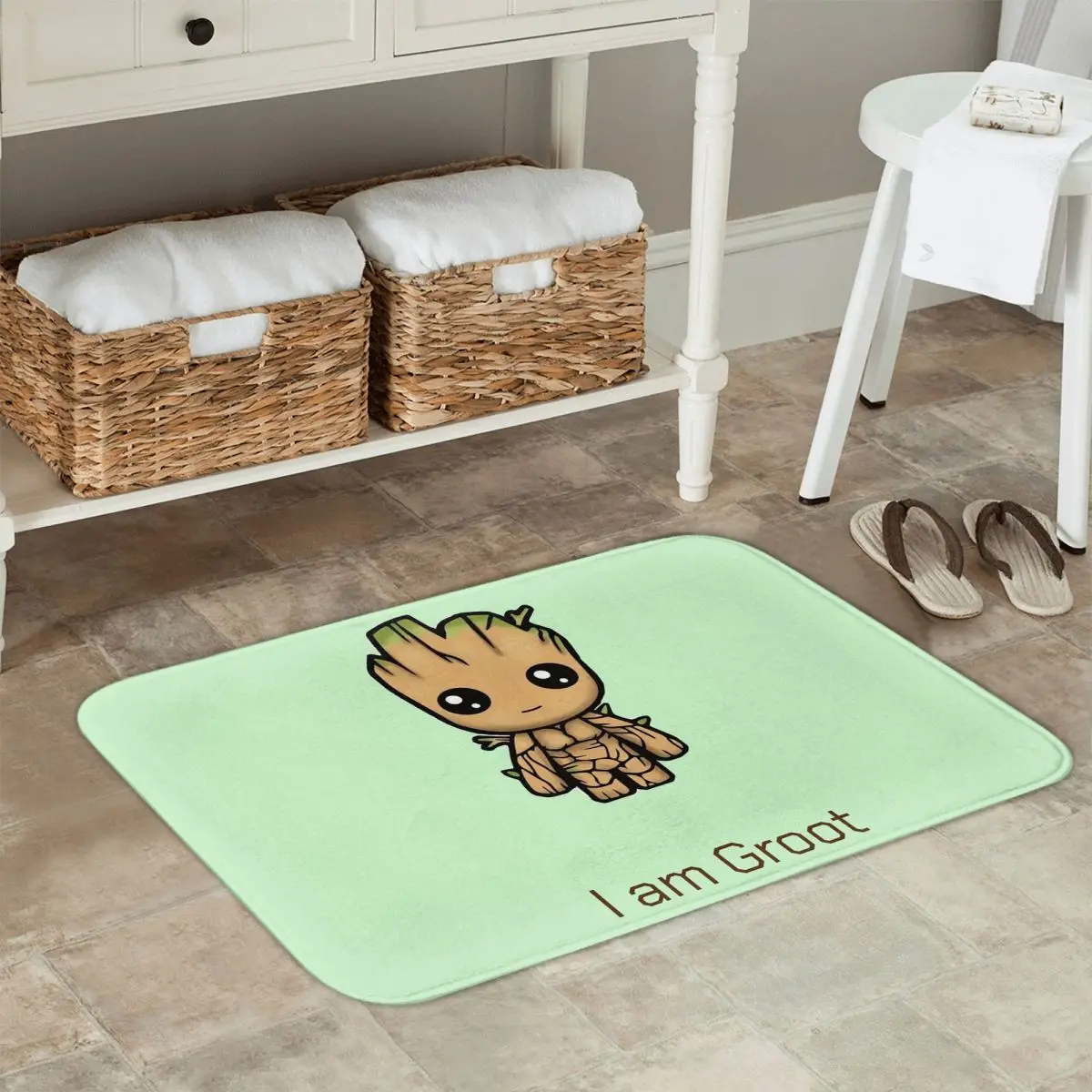 Feelin Groot Non-slip Doormat Floor Mat Dust-proo Carpet Rug for Kitchen Entrance Home Bedroom Footpad Mats