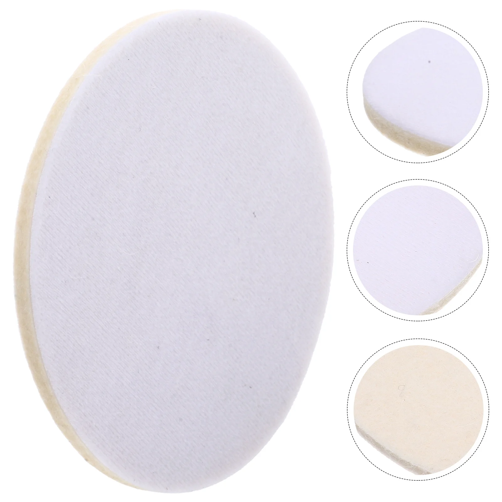 

Wool Polishing Wheel Self-Adhesive Soft Buffing Pad for Car Detailing Large Area Polisher Pads Buffer Polisher Pad