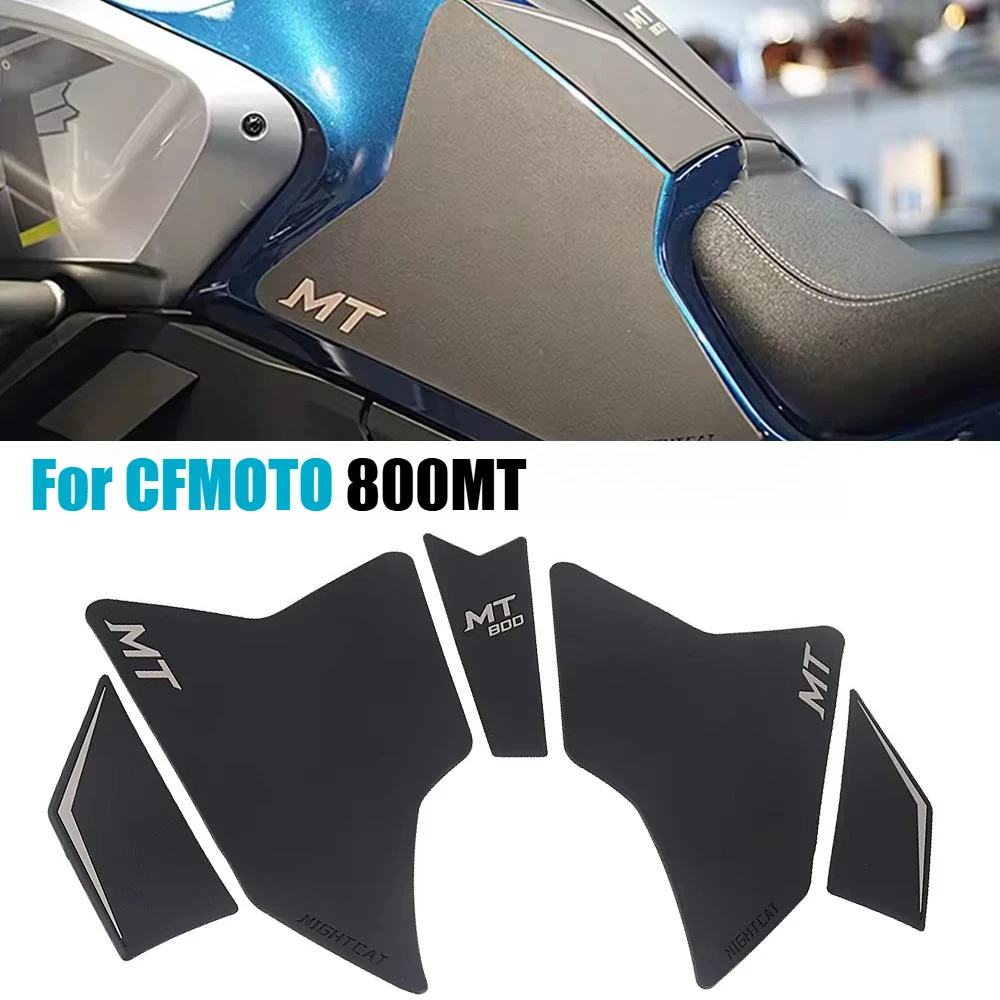 Motorcycle Rubber Fuel Tank Pad Non-slip Knee Protector Stickers For CFM OTO 800MT Waterproof Ga s Tank Decal