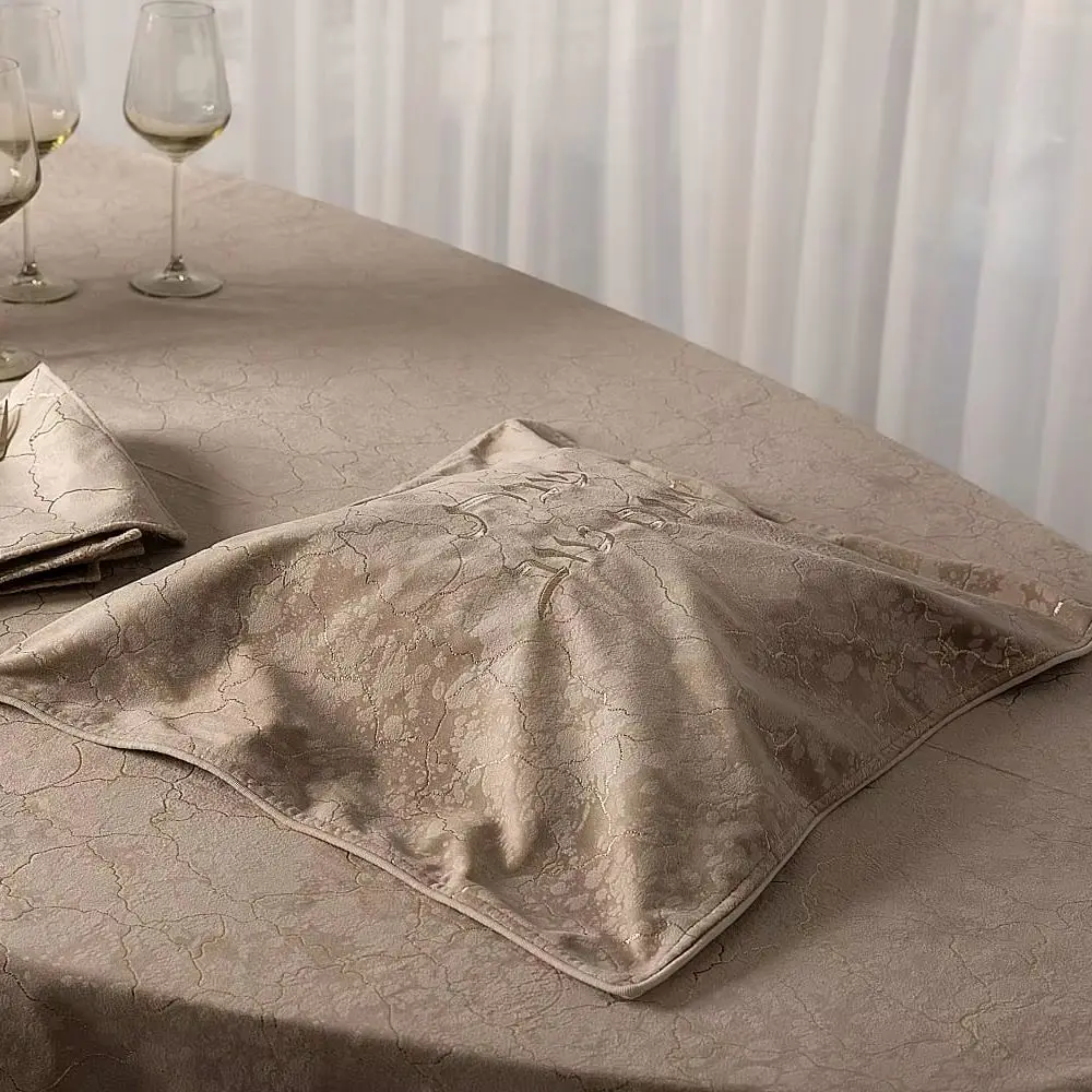 

Designer Mail's Velvet Table Cloth Challah Cover