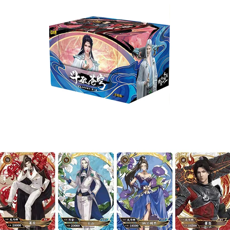 

KAYOU Battle Through The Heavens First Edition Azure Flame Ten Thousand Paths Confrontation Medusa Xiao Yan Collectible Cards