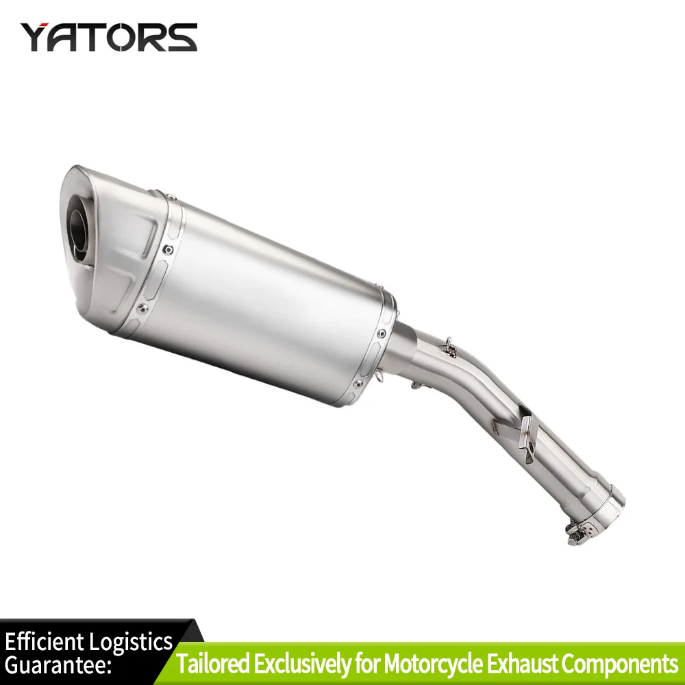 Exhaust Systems Exhaust Mid Pipe Link Muffler 51mm Tips For SUZUKI GSX650F GSF650 GSF1250 Exhausts Pipes