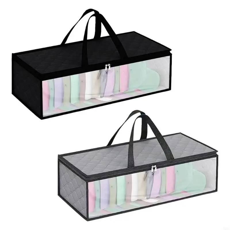 

T21C Clothing and Accessory Foldable Clothes Storage Container Caps Holder