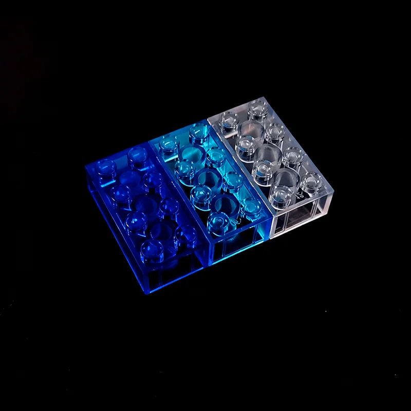MOC 3001 3003 3004 3005 3008 3009 3010 2456 Transparent Base Bricks Toys Building Blocks House Wall Parts Compatible With LEGO