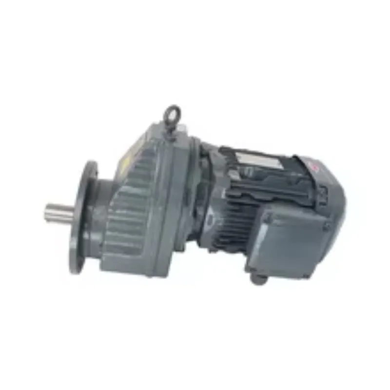 R Series Helical Gear Reducer With Cast Iron Housing And High Efficiency For Grain Processing Machine Lines