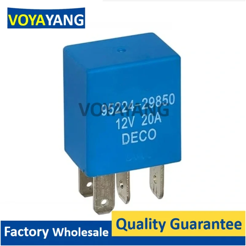 High Quality New 2PCS for Original 4-pin Hyundai Kia Oil Pump Relay 12V 20A 9522429850 95224-29850 95224 29850
