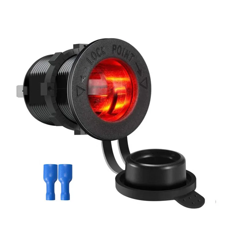 Sigarettenaansteker Auto Marine Motor ATV RV Aansteker Stopcontact Stopcontact Bakje 12V Waterdichte Stekker