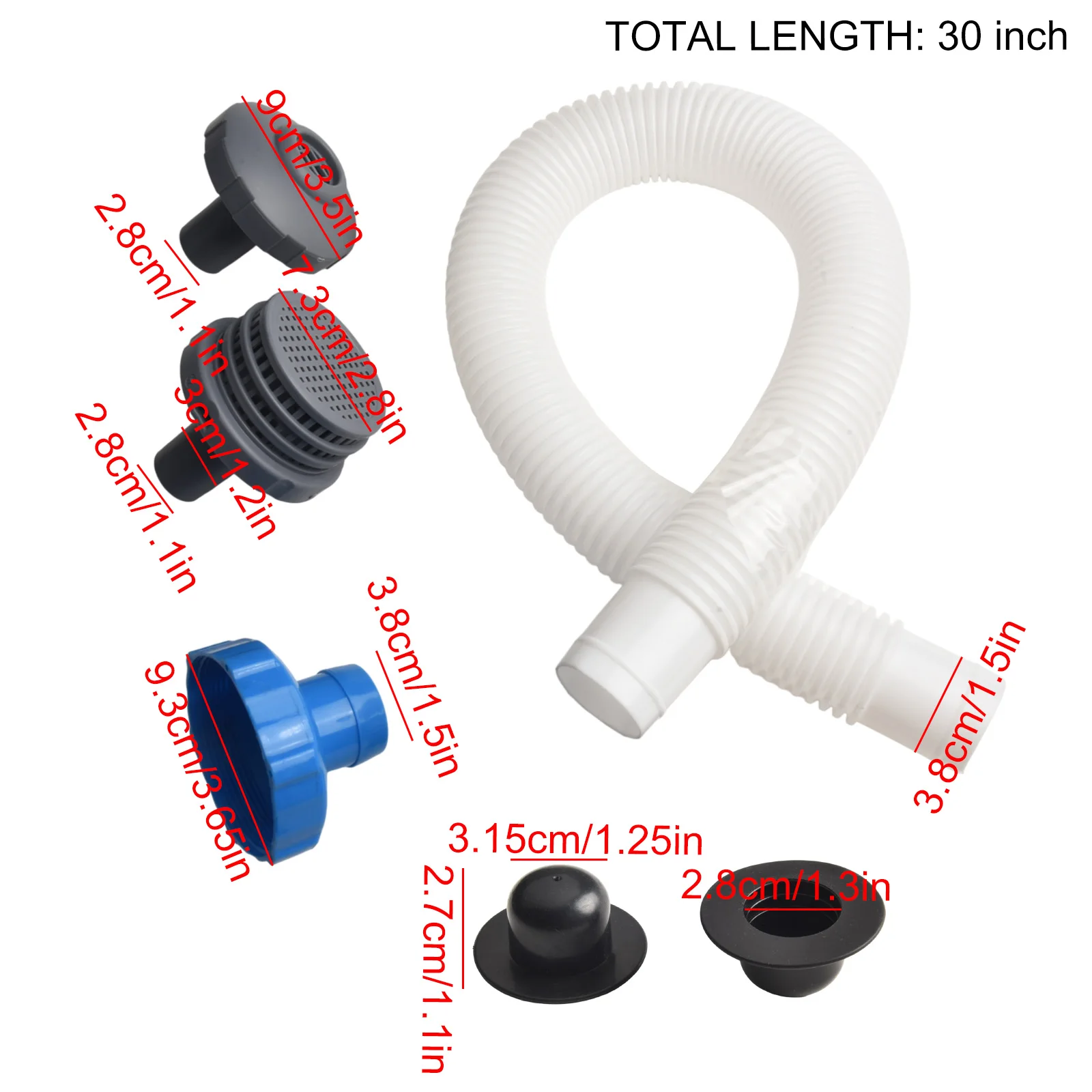 For Hot Summer Use Above Ground Pool Kit Pool Inlet Jet Nozzle Seamless Swimming Experience Direct Replacement Components