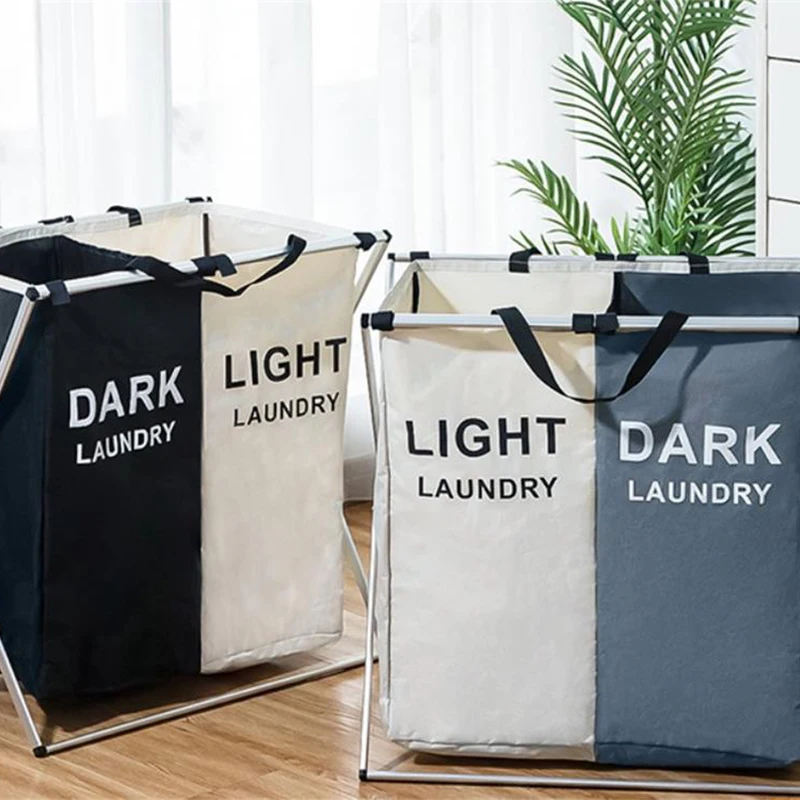 

Square dirty clothes basket Oxford cloth waterproof dirty clothes basket foldable storage bucket portable laundry basket