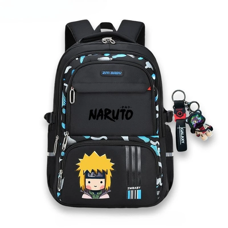 NARUTO Uzumaki Naruto Uchiha Sasuke Anime Merchandise Backpack Student Large Capacity Lightweight Spine-Protecting School Bag view 4