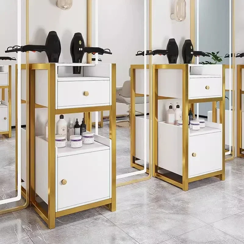 Iron Salon Trolley Free Shipping Strong Load-bearing Large Drawer No Shaking Carrello Medico Multi-layer Large-capacity Storage