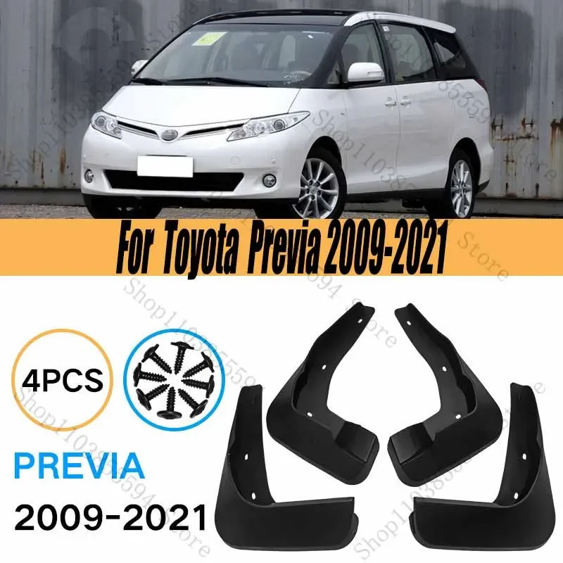 

Mudguard For Toyota Previa 2009-2021 Mudflaps Mudguards Car Accessories Auto Styline Splash Guard Fender 2015