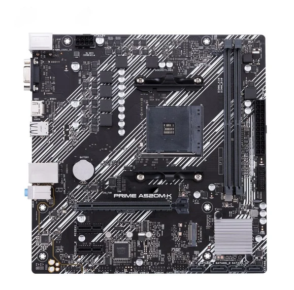 New Hot Sale PRIME A520M-K DDR4 Motherboard AMD AM4 Socket Desktop Gaming Double Channel RAM SATA Ports