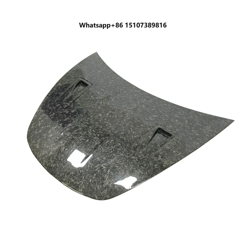 Model3 Forged Carbon Fiber Hood Customizable Glass Fiber for Model 3