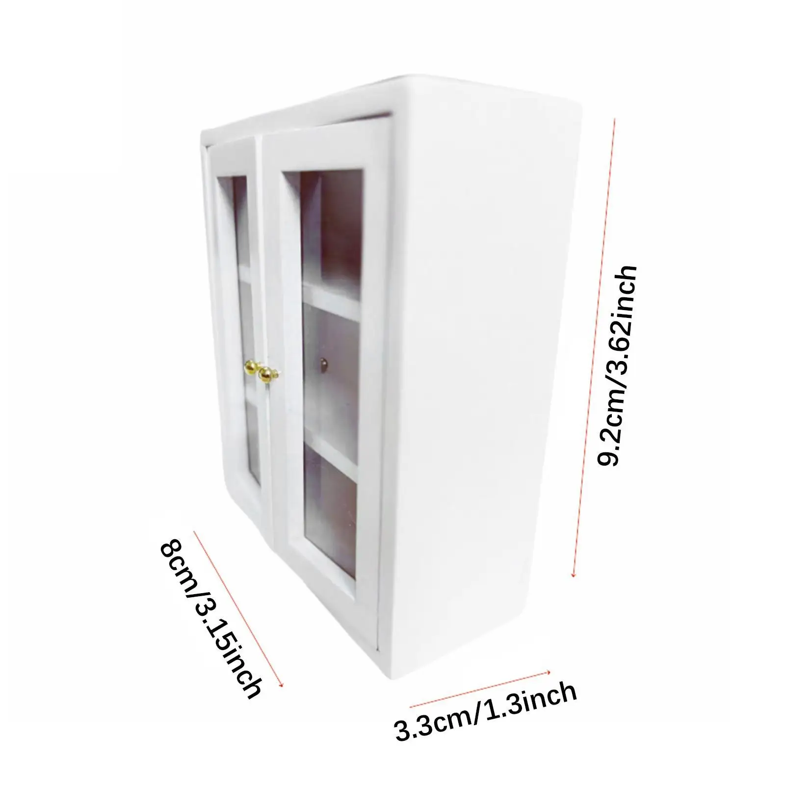 Armoire à échelle 1/12, meubles faits à la main, scène de vie, accessoires ménagers Micro