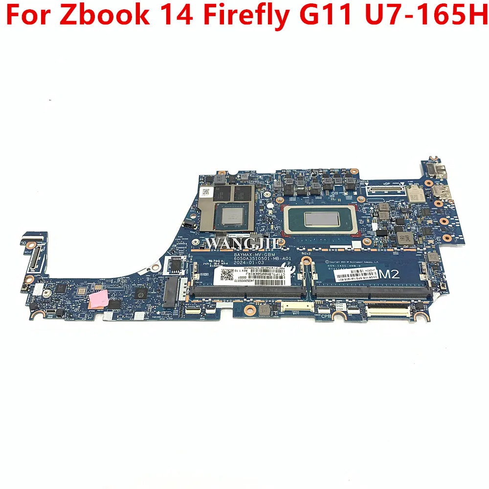 

Материнская плата для ноутбука HP Zbook 14 Firefly G11 DSC U7-165H TIPD WIN N91905-601 6050A3510501, 100% рабочая