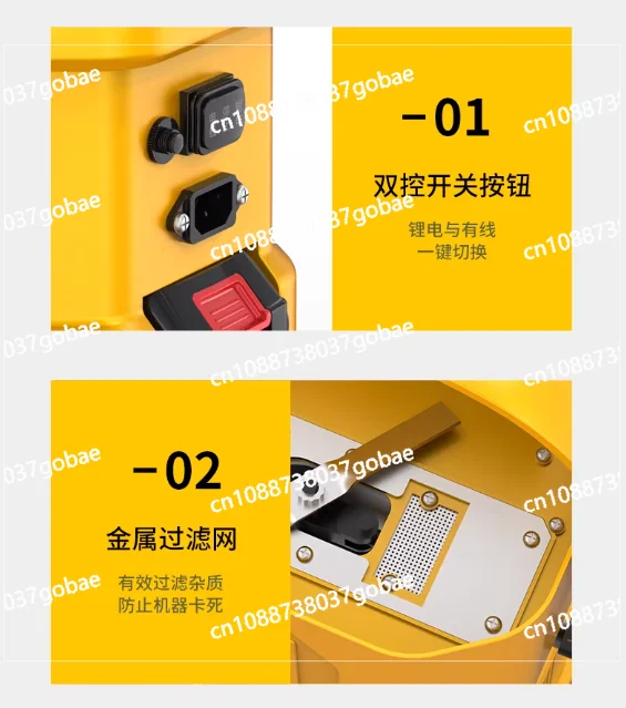 24V Cordless Electric Grease Gun for Excavator Heavy Duty Automatic High Pressure Portable Lithium Battery Rechargeable