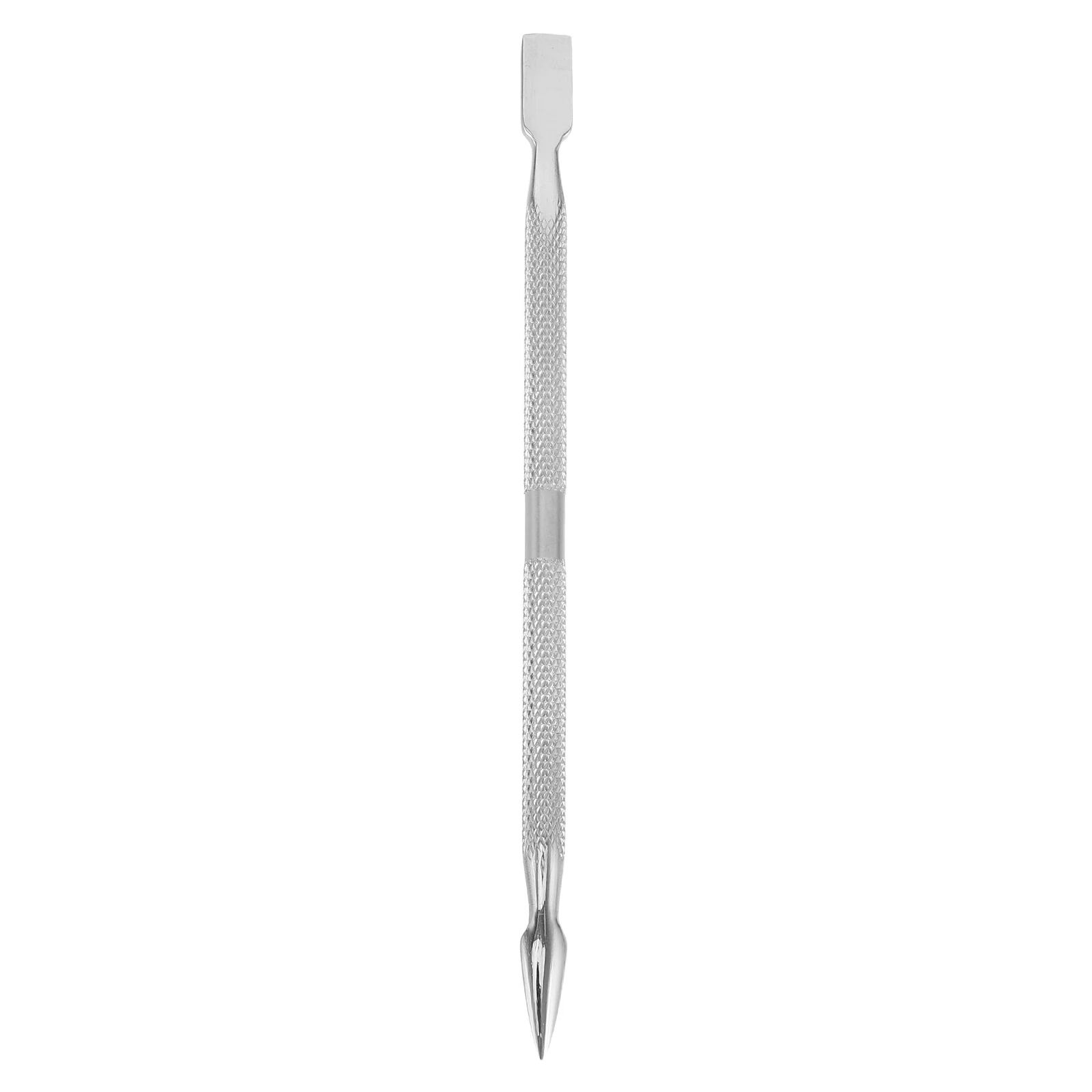 

Stainless Steel Nail Cuticle Pusher Spoon 10Cm Dual-End Manicure Pedicure Tool For Acrylic Uv Gel Nail Art Uneven Surface
