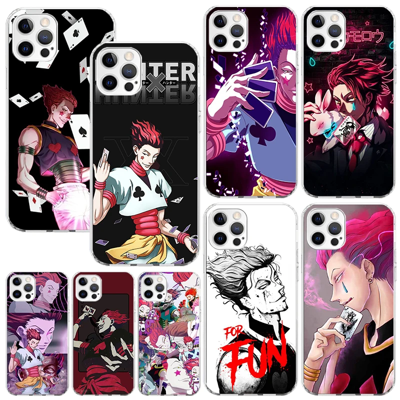 Hunter HXH  Hisoka Phone Case For Iphone 16 15 14 13 Pro Max 12 Mini 11 X Xr Xs 7 Plus 8 + Se 2020 Art Fundas Back Cover