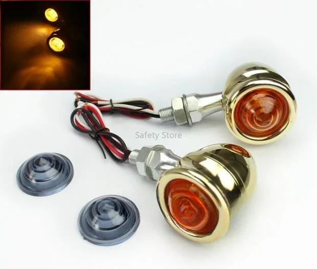 Suitable for Harley Davidson motorcycle modification X48 72 Dana muscle Willard brass turn signal LED turn signal light