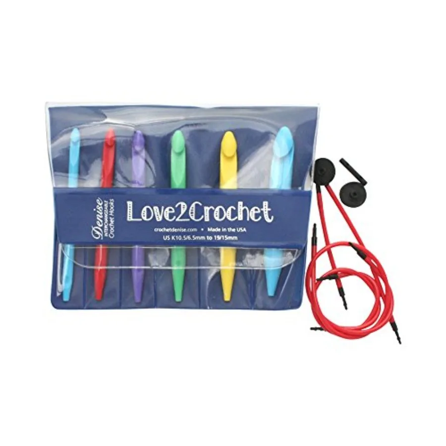 

Love2Crochet Interchangeable Crochet Hook Set, USK 10.5/6.5mm-19/15mm L2CK10.5-19