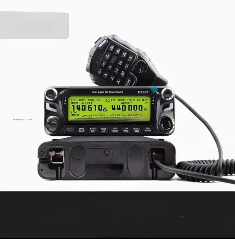 Two Way Transceiver, D9000, 50W, UHF, VHF, 136-174,400-520MHz Zastone-Car Radio Station Walkie Talkie